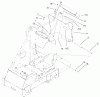 Compact Utility Loaders 22303TE - Toro Dingo 320-D Traction Unit (SN: 990001 - 999999) (1999) Ricambi REAR COVER ASSEMBLY