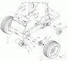 Compact Utility Loaders 22303TE - Toro Dingo 320-D Traction Unit (SN: 990001 - 999999) (1999) Ricambi WHEEL AND MOTOR ASSEMBLY