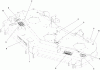 Zerto-Turn Mäher 74915 - Toro Z Master G3 Riding Mower, 60" TURBO FORCE Side Discharge Deck (SN: 310000001 - 310999999) (2010) Ricambi DECK DECAL ASSEMBLY NO. 114-5815