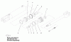 Compact Utility Loaders 22305 - Toro Dingo 322 Compact Utility Loader (SN: 220000201 - 220999999) (2002) Ricambi HYDRAULIC CYLINDER KIT ASSEMBLY NO. 100-4163