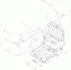 Zerto-Turn Mäher 74941CP - Toro Z Master G3 Riding Mower, 48" TURBO FORCE Side Discharge Deck (SN: 311000001 - 311999999) (2011) Ricambi SEAT ASSEMBLY NO. 116-3998