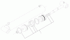 Compact Utility Loaders 22306 - Toro Dingo TX 420 Compact Utility Loader (SN: 210000501 - 210999999) (2001) Ricambi HYDRAULIC CYLINDER ASSEMBLY NO. 99-6162