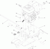 Baumstumpffräsen 22602THD - Toro SGR-13 Stump Grinder (SN: 311000701 - 311000833) (2011) Ricambi ENGINE AND FRAME ASSEMBLY