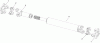 Zubehör 25430 - Toro RT600 Traction Unit (SN: 314000001 - 314999999) (2014) Ricambi DRIVE SHAFT ASSEMBLY NO. AU126653