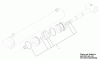 Compact Utility Loaders 22306 - Toro Dingo TX 420 Compact Utility Loader (SN: 220000401 - 220999999) (2002) Ricambi HYDRAULIC CYLINDER ASSEMBLY NO. 99-6162