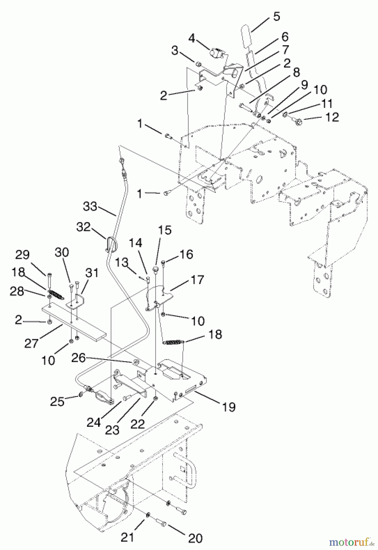  Compact Utility Loaders 22307 - Toro Dingo TX 425 Wide Track Compact Utility Loader (SN: 220000001 - 220000400) (2002) BRAKE ASSEMBLY