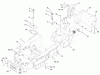 Compact Utility Loaders 22307 - Toro Dingo TX 425 Wide Track Compact Utility Loader (SN: 220000001 - 220000400) (2002) Ricambi MAIN FRAME AND FUEL TANK ASSEMBLY