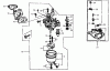 Compact Utility Loaders 22308 - Toro Dingo TX 413 Compact Utility Loader (SN: 240000001 - 240000200) (2004) Ricambi CARBURETOR ASSEMBLY HONDA GX390K1QNE2