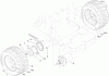 Compact Utility Loaders 22317 - Toro Dingo 220 Compact Utility Loader (SN: 314000001 - 314999999) (2014) Ricambi REAR WHEEL ASSEMBLY