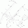Compact Utility Loaders 22319 - Toro Dingo TX 525 Compact Utility Loader (SN: 270000001 - 270000400) (2007) Ricambi LOADER ARM ASSEMBLY