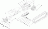 Compact Utility Loaders 22319 - Toro Dingo TX 525 Compact Utility Loader (SN: 270000001 - 270000400) (2007) Ricambi TRACK AND TRACTION ASSEMBLY