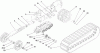 Compact Utility Loaders 22322 - Toro Dingo TX 427 Wide Track Compact Utility Loader (SN: 280000001 - 280999999) (2008) Ricambi TRACK AND TRACTION ASSEMBLY