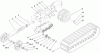 Compact Utility Loaders 22322 - Toro Dingo TX 427 Wide Track Compact Utility Loader (SN: 290000001 - 290999999) (2009) Ricambi TRACK AND TRACTION ASSEMBLY