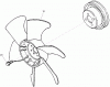 Compact Utility Loaders 22323 - Toro Dingo TX 525 Compact Utility Loader (SN: 310000001 - 310999999) (2010) Ricambi FAN ASSEMBLY