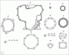 Compact Utility Loaders 22323G - Toro Dingo TX 525 Compact Utility Loader (SN: 314000001 - 314999999) (2014) Ricambi LOWER ENGINE GASKET KIT