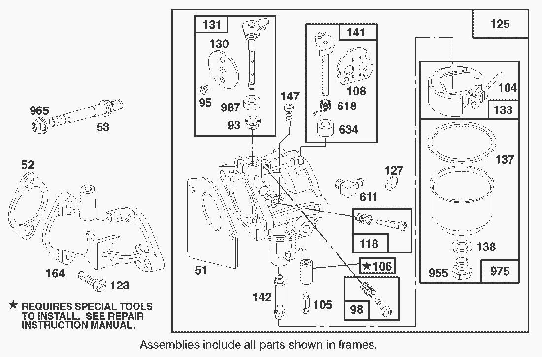 Liste dei pezzi di ricambio