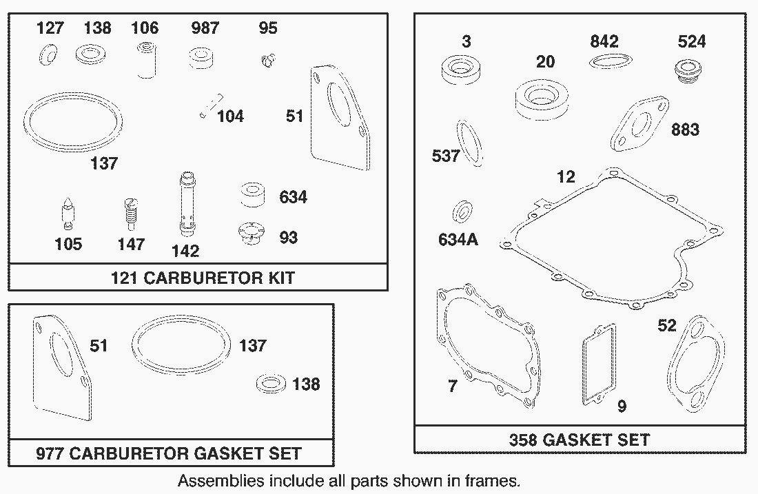 Liste dei pezzi di ricambio