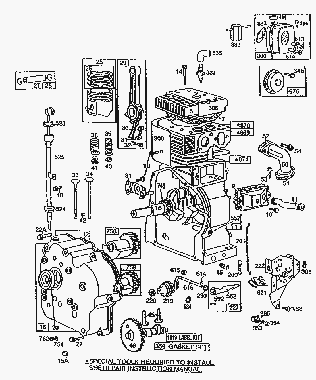 Liste dei pezzi di ricambio