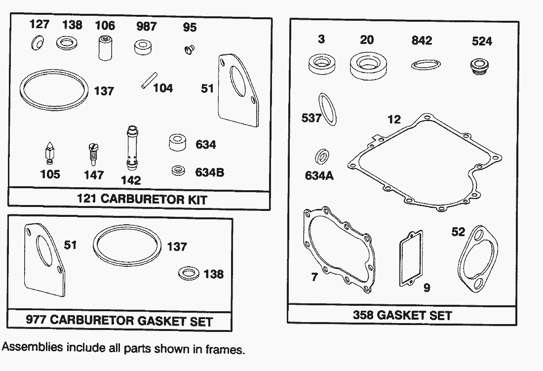 Liste dei pezzi di ricambio