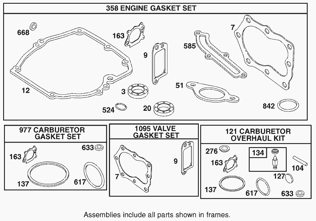 Liste dei pezzi di ricambio