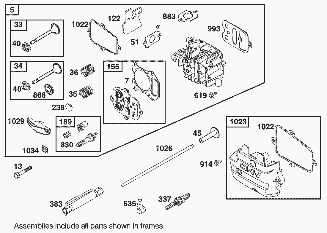 Liste dei pezzi di ricambio