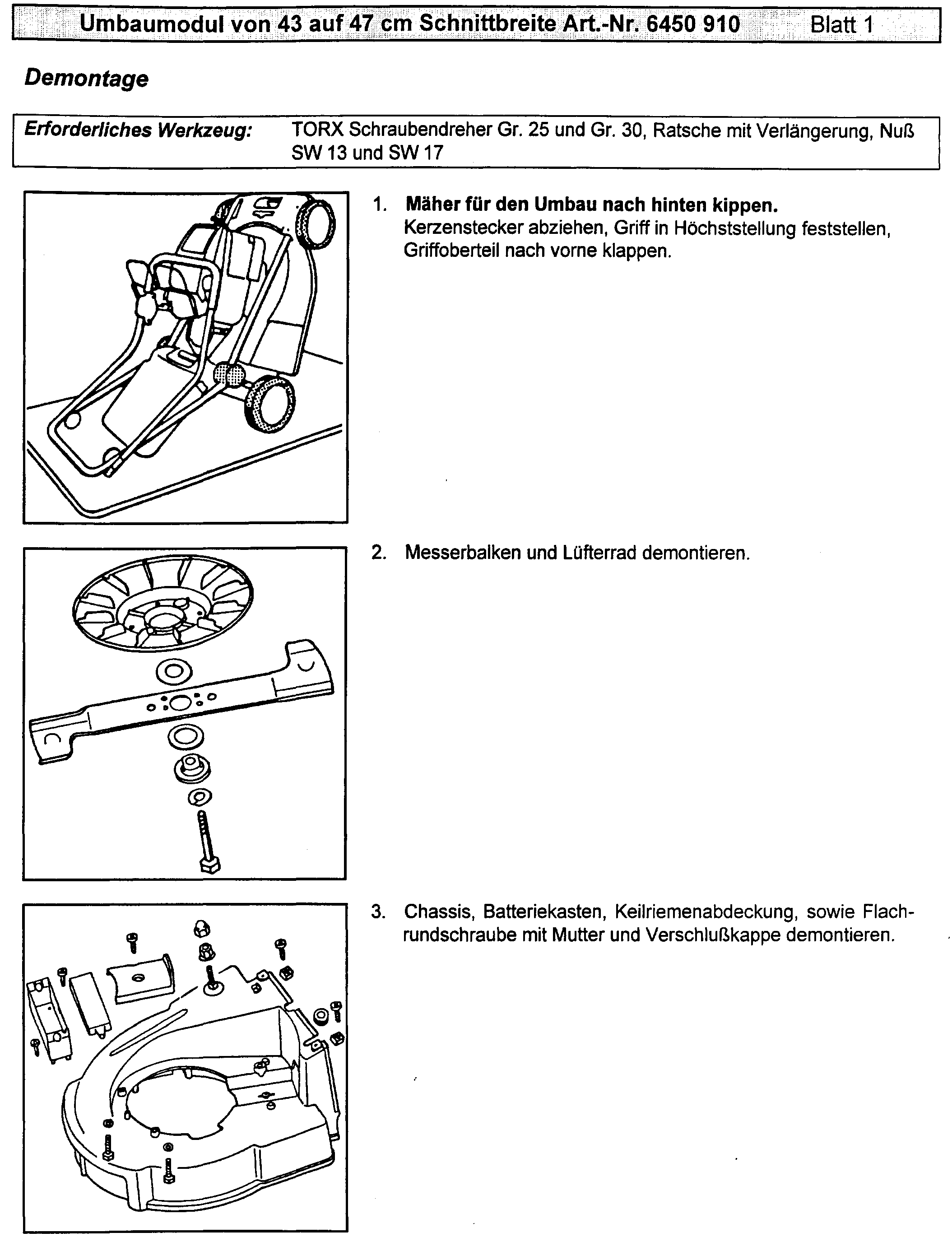 Liste dei pezzi di ricambio