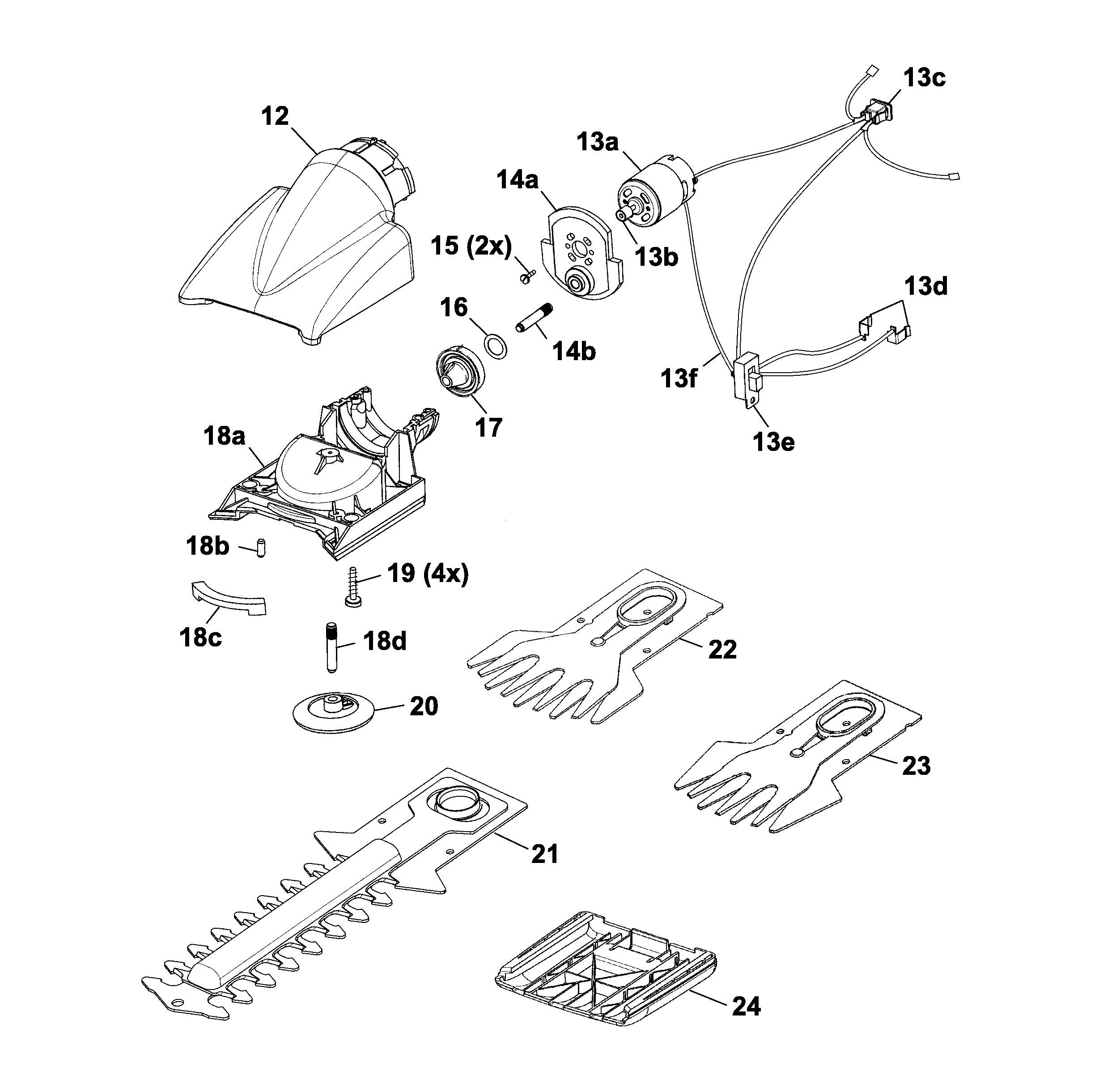 Liste dei pezzi di ricambio