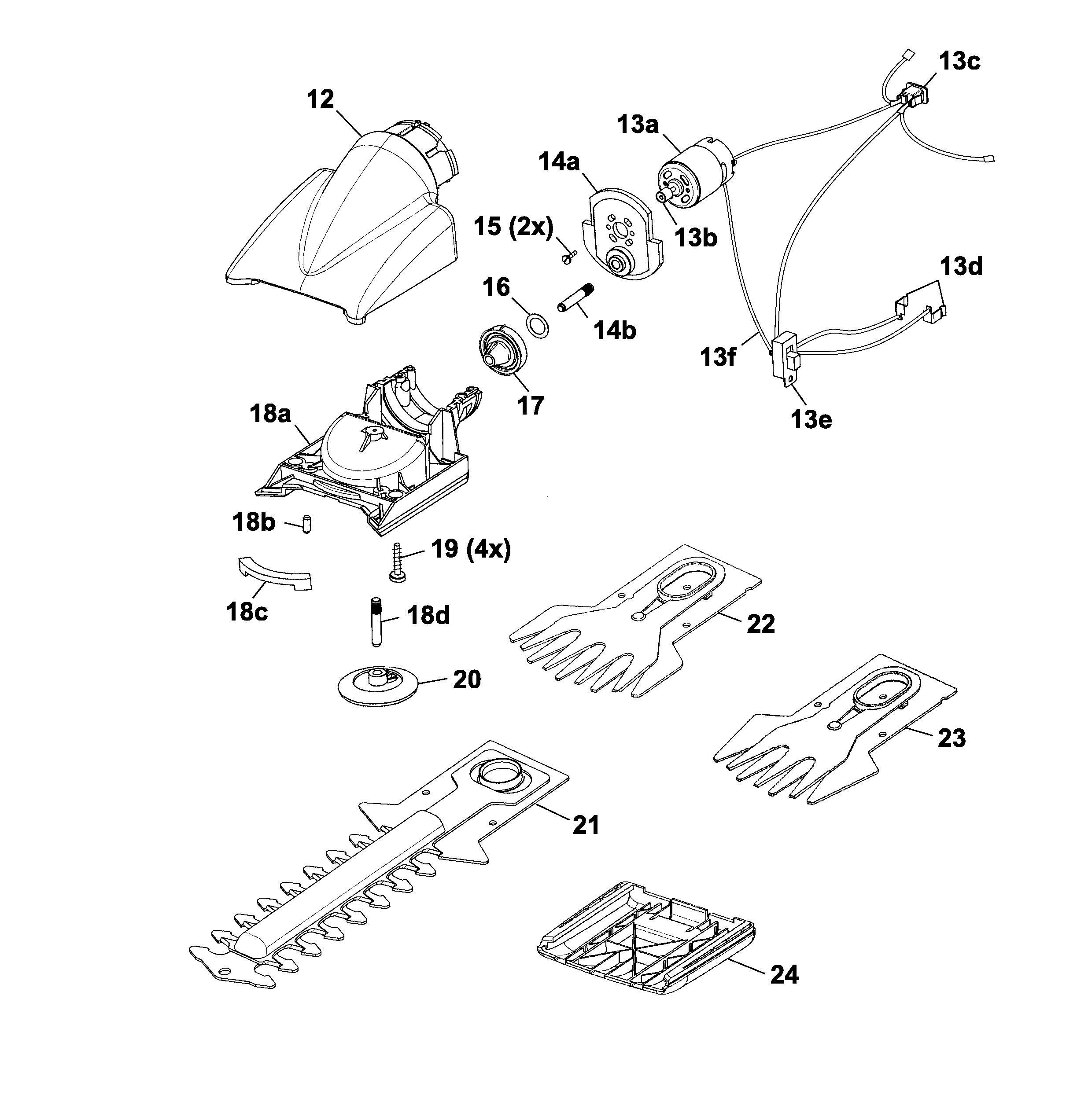 Liste dei pezzi di ricambio
